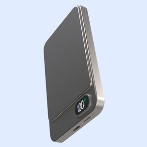 Nhà Máy 2025 Nhôm LED Hiển Thị Điện 15W Sạc Không Dây Từ Ngân Hàng Điện 10000MAh Công Suất Loại C Sạc Cổng - Product Image 2