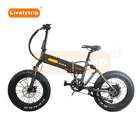 250W bicicleta eléctrica grasa bicicleta plegable marco con doble suspensión
