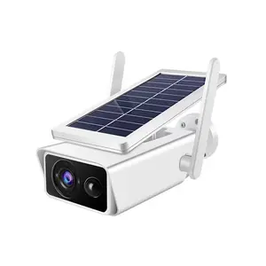 3MP Batterie betriebene Solar-CCTV-WiFi-IP-Kamera mit geringem Verbrauch Wireless Bullet Outdoor-Überwachungs kamera