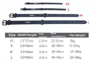 <span class=keywords><strong>Collar</strong></span> de Mascota de cuero PU de alta calidad para gato y perro ajustable con nombre personalizado suave personalizado disponible en varios colores - Product Image 4