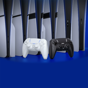 Nouvelle manette <span class=keywords><strong>de</strong></span> jeu sans fil pour <span class=keywords><strong>PS5</strong></span> avec barre lumineuse LED, haut-parleur, microphone, pavé tactile, gyroscope six axes et double vibration - Product Image 4