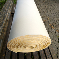 Beige tout polyester toile épaissie tente tissu extérieur respirant tissu imperméable rouleau usine de production