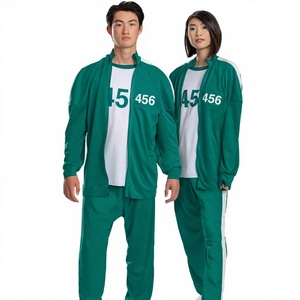 Survêtements d'hiver pour hommes, qualité supérieure, légers, unis, longs, 100% coton, anti-UV, à capuche, pour la course à pied, vente en gros - Product Image 2