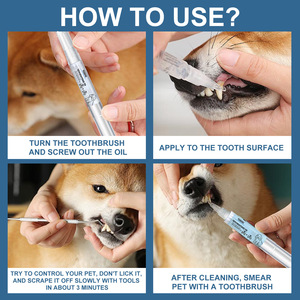 Yegbong New Pet Teeth Whitening Pen Tartar and <strong>Plaque</strong> <strong>Remover</strong> for <strong>Dogs</strong> and Cats - Product Image 2