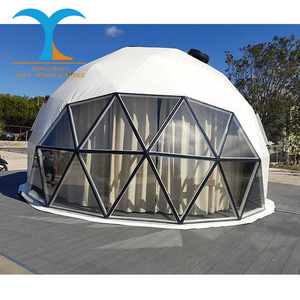 Tente de camping familiale imperméable avec fenêtre en verre, tente <span class=keywords><strong>yourte</strong></span> pour 6 personnes, équipement de camping, <span class=keywords><strong>yourte</strong></span>, poêle de camping - Product Image 3