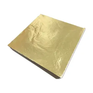 Best Price Imitation Gold Leaf Color 2.5 16 x 16 cm 1000 Sheets Per Pack