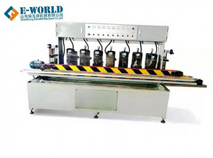 Eworld H-LD-7 Nouvelle machine à rectifier le verre en ligne droite multifonction à 7 moteurs contrôlée par PLC, rectification horizontale 2400x3600mm - Product Image 2