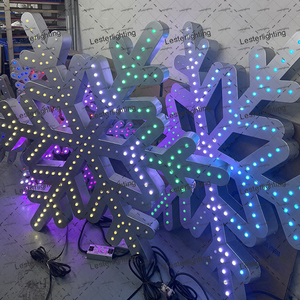 Northyle 3D Star LED Motif Light IP65 PVC Navidad Diwali Ramadan Festival Iluminación Uso comercial Hotel Centro comercial Atrio - Product Image 3