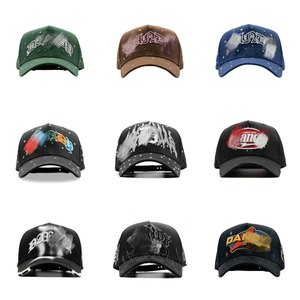 หมวกเบสบอลวินเทจสไตล์ดิสเทรส ปักลาย 3 มิติ ตัวอักษร My Opps แบบ Snapback ปีกหมวกแบบหัก ทรงฮิปฮอป สำหรับวัยรุ่น ใส่ได้ทุกวัน ใช้กลางแจ้งได้ - Product Image 5