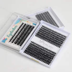 SP EYELASH 320Pcs Cluster Wimpern 30D 40D 50D C D Curl Wimpern cluster Mix 8-16mm Individuelle Wimpern DIY Wimpern verlängerung skit