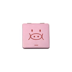Source Factory Lovely Mini espejo de dibujos animados de doble cara <span class=keywords><strong>plegable</strong></span> portátil pequeño espejo portátil vestidor soporte - Product Image 3