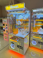 Machine à griffes avec logo personnalisé, style moderne, machine de jeu d'arcade à monnayeur pour peluches, pour parcs d'attractions et centres commerciaux