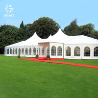 Tente De 500 Places Avec Étage 200 6X6 20 Personnes Tenda Para Casa Saudi Polygon Morgue Pour Mariages Grandes Tentes Tente En Verre Chauffée