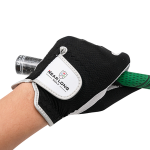 Gants de golf personnalisés protégés contre les UV PU avec poignées Gants en <span class=keywords><strong>cuir</strong></span> Cabretta <span class=keywords><strong>beige</strong></span> - Product Image 3