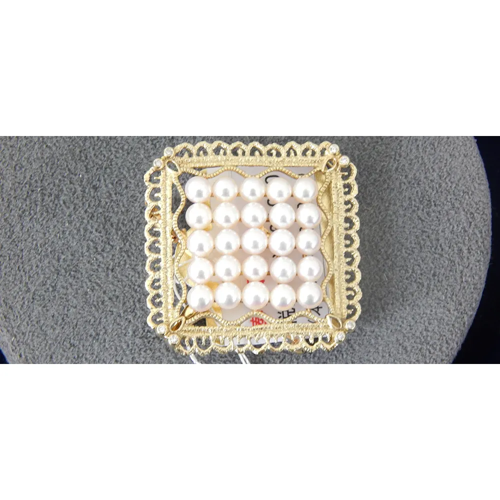 Japanese white pearl brooch fashion jewelry pendants charms for women