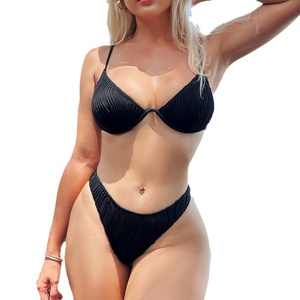 Bikini <span class=keywords><strong>femme</strong></span> sexy uni à prix avantageux 2026, <span class=keywords><strong>maillot</strong></span> <span class=keywords><strong>de</strong></span> <span class=keywords><strong>bain</strong></span> bikini à fente, tendance - Product Image 5