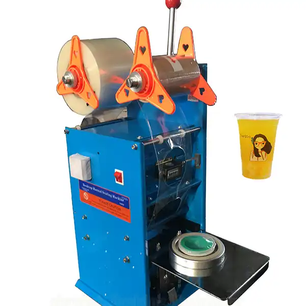 Full Automatic Bubble Tea Machine Cup Sealer Sealing Machine For 9