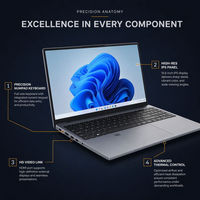 Ordinateur portable Intel N95 nouvelle génération, 15,6 pouces, 16 Go de RAM LPDDR5, 512 Go de SSD, Windows 11