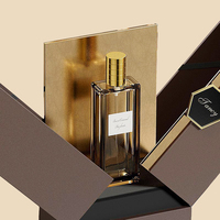 Emballage de luxe pour flacon de parfum à double porte, boîtes magnétiques de luxe réutilisables, boîte à parfum cosmétique 100 ml