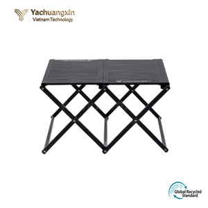 <b>Outdoor</b> campsite Rubik's Cube <b>table</b> storage rack, two-layer <b>folding</b> storage rack, portable multifunctional <b>table</b> - Product Image 2