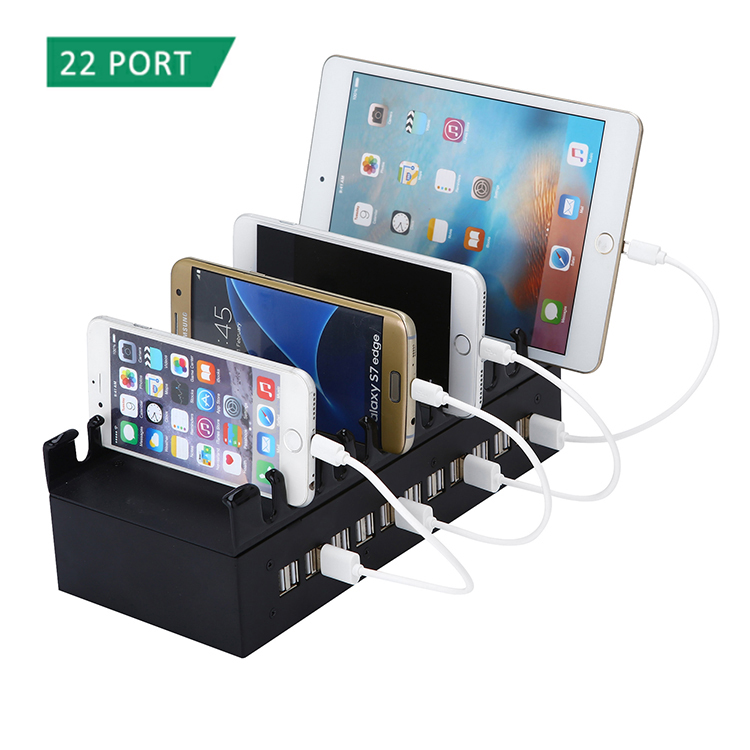 22-порт usb адаптер питания зарядная станция для отеля школы торговые центры