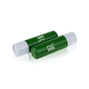 Luxurious Lip Balm Tubes Spray Coating Lip Stick Unique Printing Press Cover Slim LipStick Tube