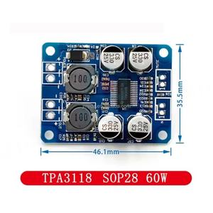 XH-M311 Versión Mini, Módulo de Placa Amplificadora de Audio Digital TPA3118, Kits de Desarrollo de Amplificador de Potencia Mono de 60W 30W - Product Image 4