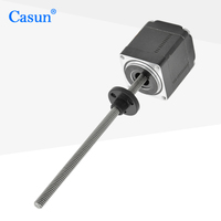 Actionneur linéaire NEMA8, prix incroyable, Tr5x2, usine chinoise, 0,4A, moteurs linéaires 28 mm, NEMA 8, micro vis à billes, moteur pas à pas