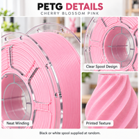 Filament PETG haute clarté MEIJIMEI, diamètre 175 mm, résistant à la formation de bulles, température d'impression 240-250°C, filament 3D