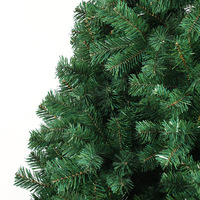 Sapin de Noël artificiel HLC entièrement en PVC, 30/40/50/60 cm, branches pré-attachées, avec support trépied en fer renforcé pour la maison