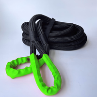 Cordes de remorquage extensibles à corde cinétique robuste avec manilles pour sauvetage d'urgence tout-terrain 4x4