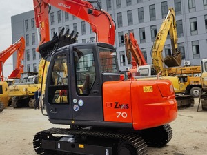 Excavadora hidráulica de cadenas Hitachi ZX70 de 7 toneladas de alta calidad, usada, pequeña, para construcción, en venta. - Product Image 6