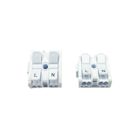 Connecteur de câblage rapide OJ-8621 2 broches, bornier sans vis, bouton-poussoir automatique, distributeur agréé