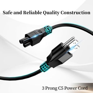 Cordon d'<span class=keywords><strong>alimentation</strong></span> <span class=keywords><strong>TV</strong></span> à 3 broches de long 10 pieds, câble d'<span class=keywords><strong>alimentation</strong></span> NEMA 5-15P à C5 compatible avec <span class=keywords><strong>LG</strong></span> LCD LED Smart <span class=keywords><strong>TV</strong></span> - Product Image 3