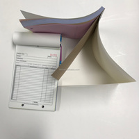 Livret de facture de formulaire de reçu de vente en double de carbone mignon pour petite boutique entreprise 50 ensembles de papier parfait blanc/jaune