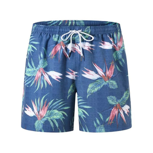 OEM ODM Custom Good Print <b>Men's</b> Quick Dry Swim <b>Trunks</b> with Compression Liner Beach Board Sublimation Shorts - Product Image 2