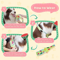 Manchon de récupération personnalisé pour patte avant de chien, anti-léchage, anti-grattage et anti-morsure, alternative au collier conique, protection articulaire