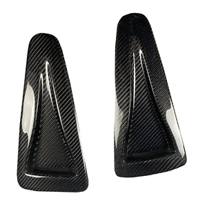 Évents de couvercle de moteur en Fiber de carbone Z-ART R35 pour capot moteur Nissan GTR évents en Fiber de carbone pour prise d'air de capot moteur R35 - Product Image 1