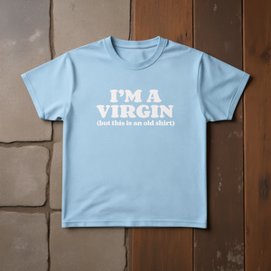 Camiseta con meme divertido 'Soy Virgen', regalo de broma incómodo y inapropiado, camisetas divertidas y atrevidas - Product Image 3