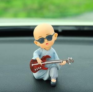 Sáng Tạo Nhựa Ít Nhà Sư Điêu Khắc Vẽ Tay Nghệ Thuật Xe Trang Trí Mô Hình Bi230220-3 Cho Bên Trong Xe Trang Trí - Product Image 4