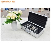 Vente en gros spécimen étui de transport céramique marbre pierre et granit échantillon valise pour Quartz échantillon cas tuile aluminium présentoir
