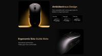 Souris de jeu sans fil ATK A9 Mini+ PAW3955 50000 DPI 39g ultralégère, taux de polling 8000Hz, micro-interrupteurs optiques, ergonomique pour les jeux FPS