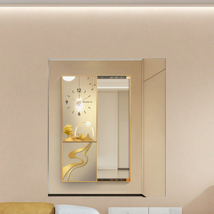 Hiện đại sang trọng pha lê sứ kính gương tường nghệ thuật tùy chỉnh nhà máy thiết kế phòng khách hiên đóng khung làm bằng tay bền tường - Product Image 3