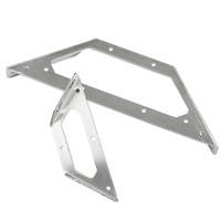 Surface polie de support de cadre de support de triangle multifonctionnel d'acier inoxydable