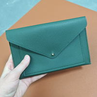 Tempat Paspor Kulit PU Portabel Multi-slot, Dompet Kartu ID, Tas Amplop untuk Perjalanan, Dompet Tipis, Tas Kartu Bisnis