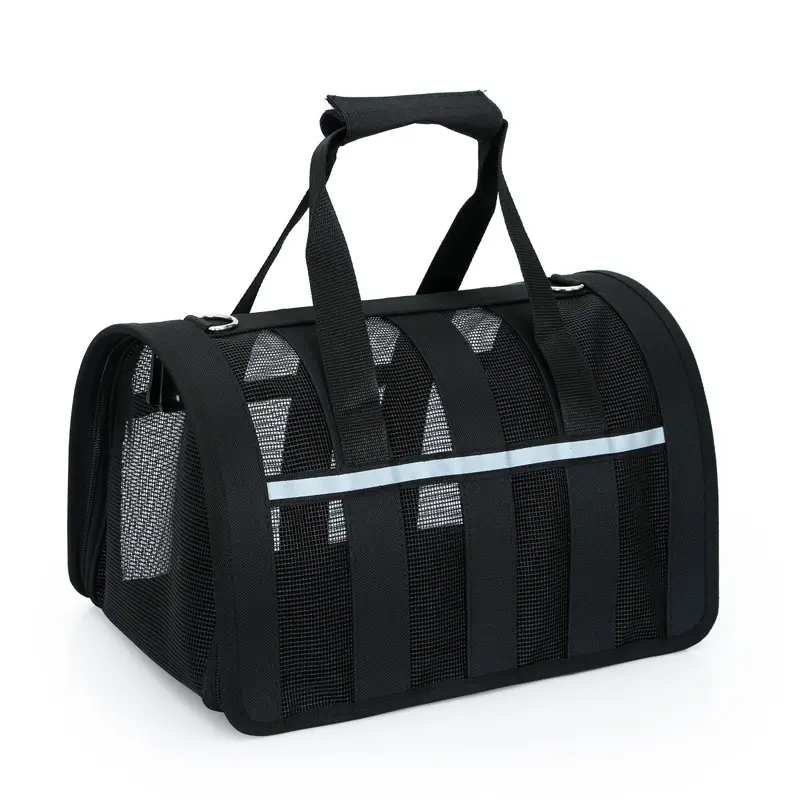 Own Brand Foldable Pet Carrier Bag Outdoor Travel Adjustable Cat Dog Bag For Decoration