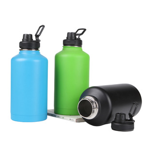 Bouteille d'eau isotherme portable personnalisée en acier inoxydable avec affichage LED de la température, anti-fuite, grande capacité 1 gallon, double paroi - Product Image 5