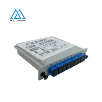 Répartiteur de type cassette PLC Fibre Optique 1*8 SC/UPC Étanche Boîtier SC UPC LGX GPRS FTTX/Centre de Données