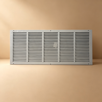 Grille de retour d'air rectangulaire fixe standard 30*12 de haute qualité à faible résistance au vent pour salle de machines CVC
