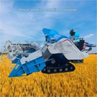 Moissonneuse-batteuse portable mini pour céréales, riz et blé – Machine de récolte compacte, facile à charger et à transporter pour les petites exploitations agricoles familiales